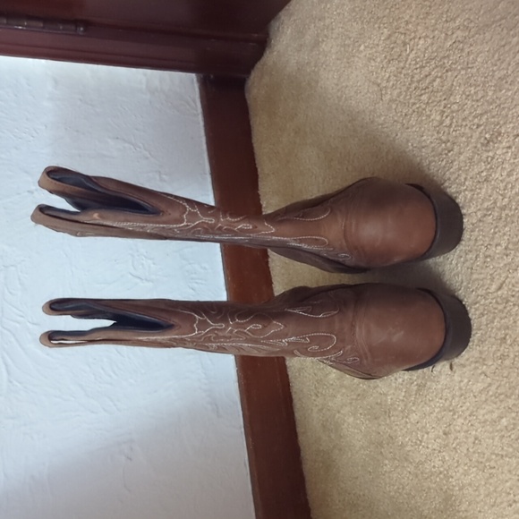 J.B Dillon Reserve Brown Western Cowgirl Festival Country Boots Size 8 - Picture 3 of 12